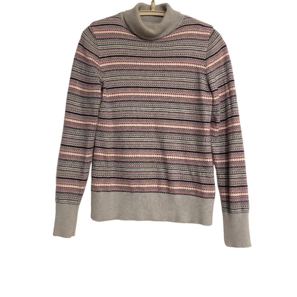 L.L. Bean turtleneck cotton cashmere sweater